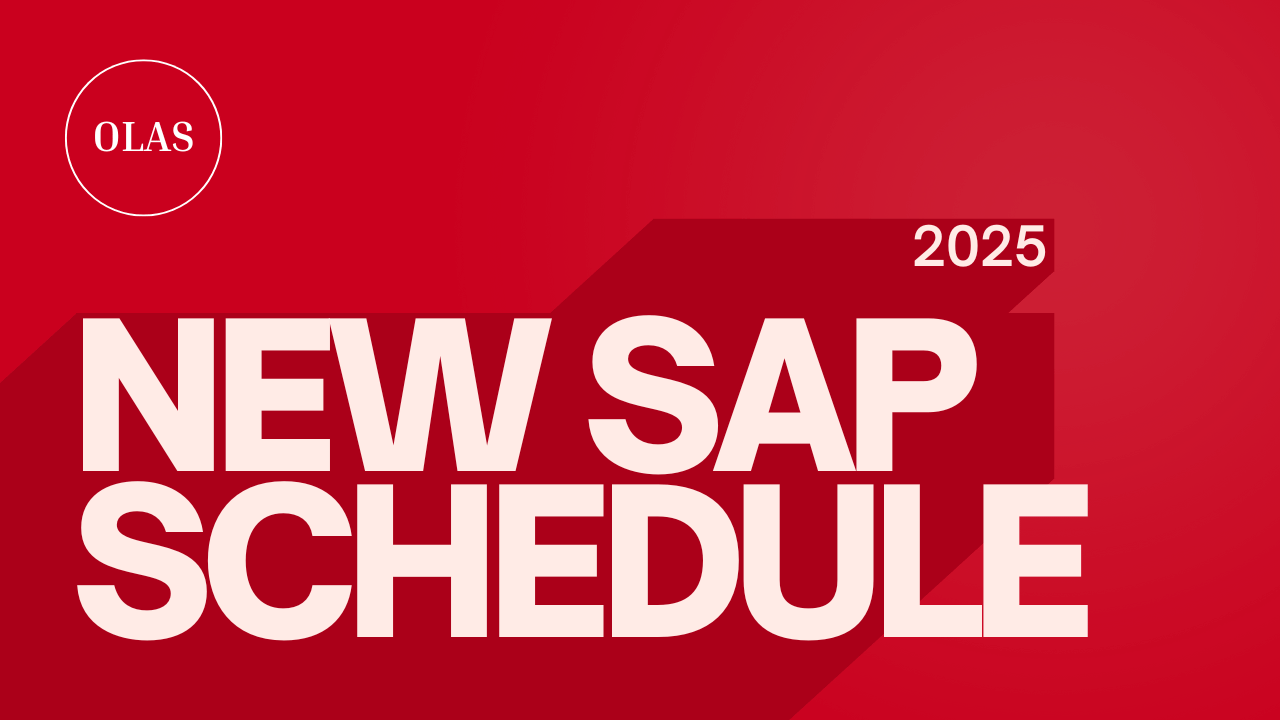 New SAP Schedule 2025